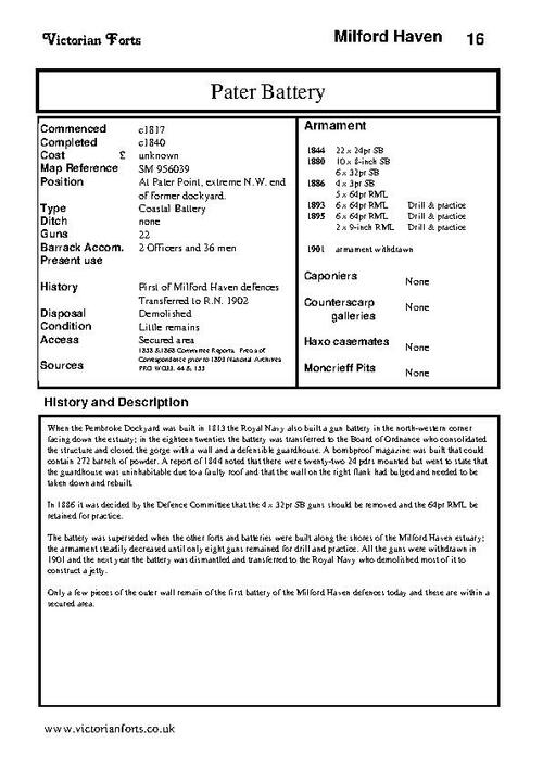 Pater Battery datasheet